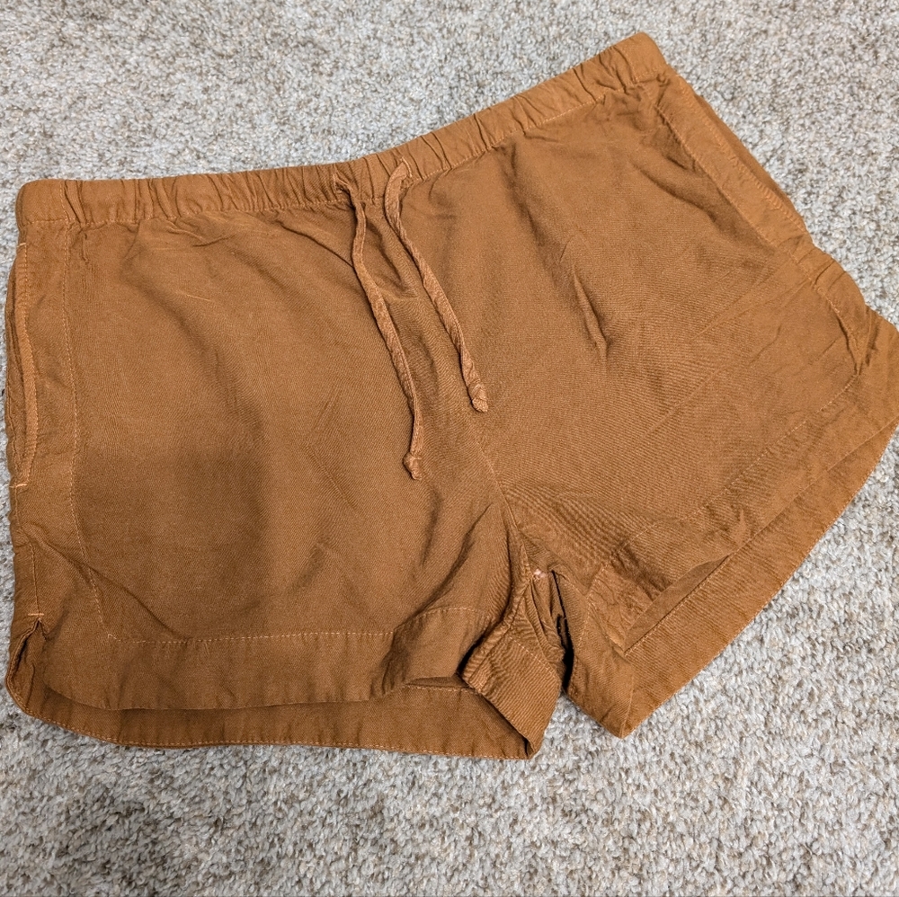 RVCA Tan/Orange Lightweight Shorts